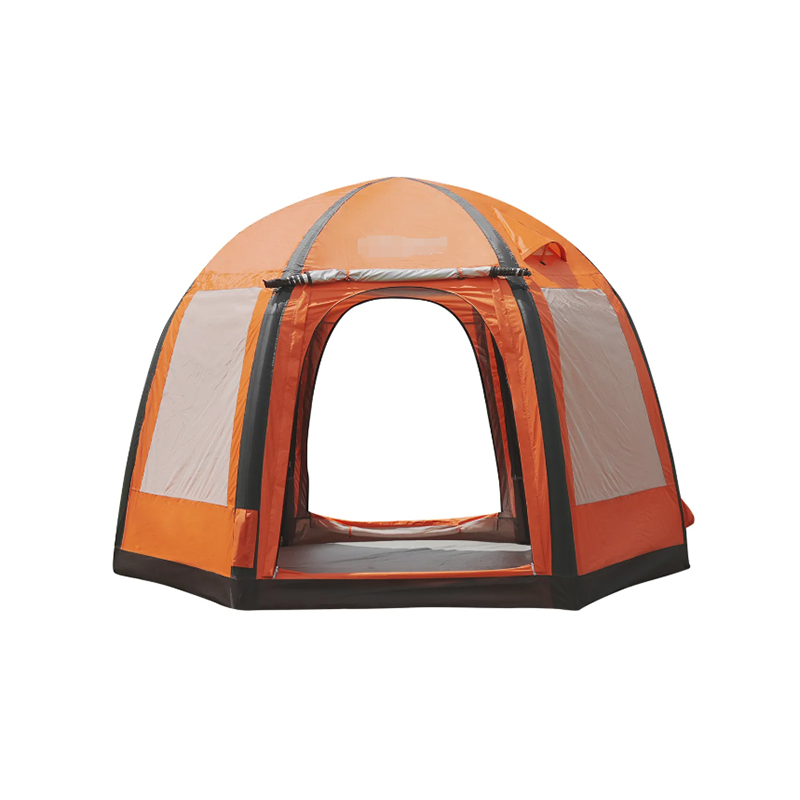 গোলার্ধের inflatable তাঁবু 2 দরজা 4 উইন্ডোজ