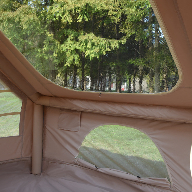 6-ফ্ল্যাট এয়ার টেন্ট টিপিইউ এয়ার কলাম inflatable তাঁবু